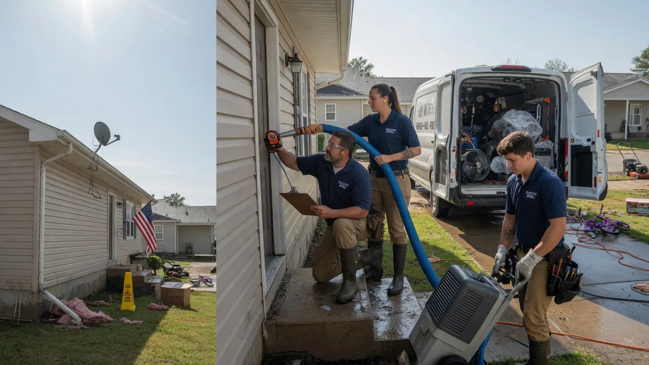 Ceiling Water Damage Restoration in Edwards, MS near me